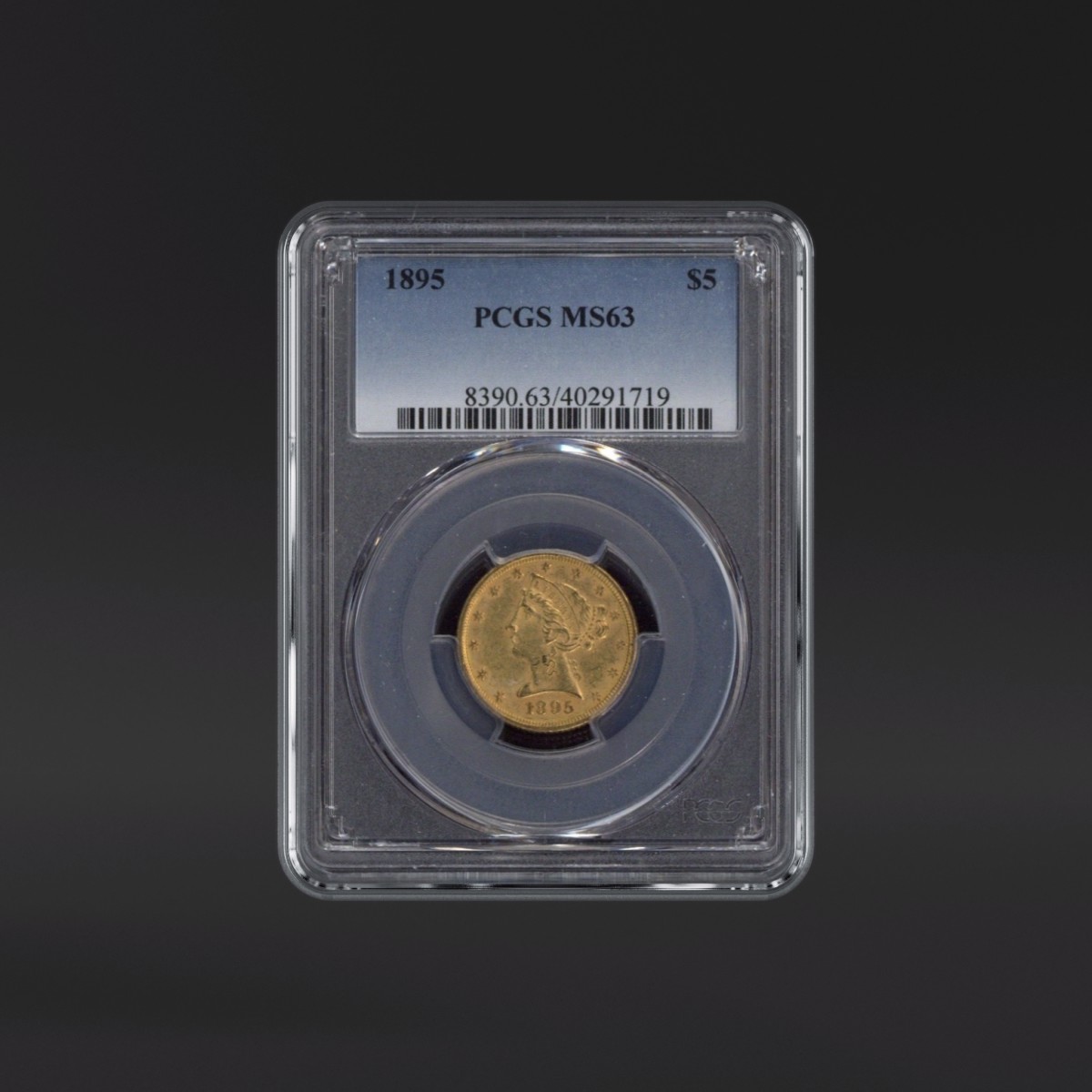 1895 $5 Gold PCGS MS63 - US PCGS MS63